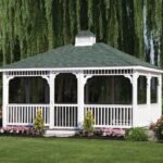 10ft x 12ft Rectangle Vinyl Gazebo