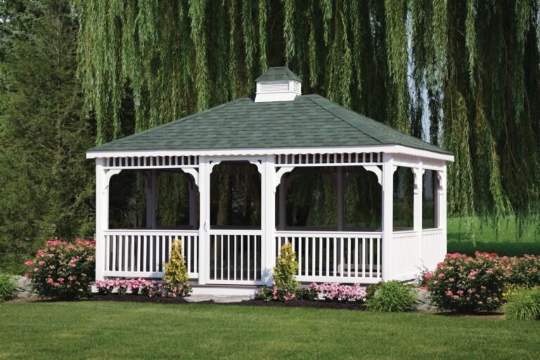 10ft x 14ft Rectangle Vinyl Gazebo