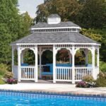 12ft x 16ft Oval Vinyl Gazebo