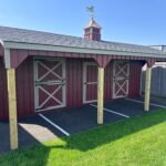 Lean-to Horse Barn with Tack Room