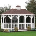 12ft x 18ft Oval Vinyl Gazebo