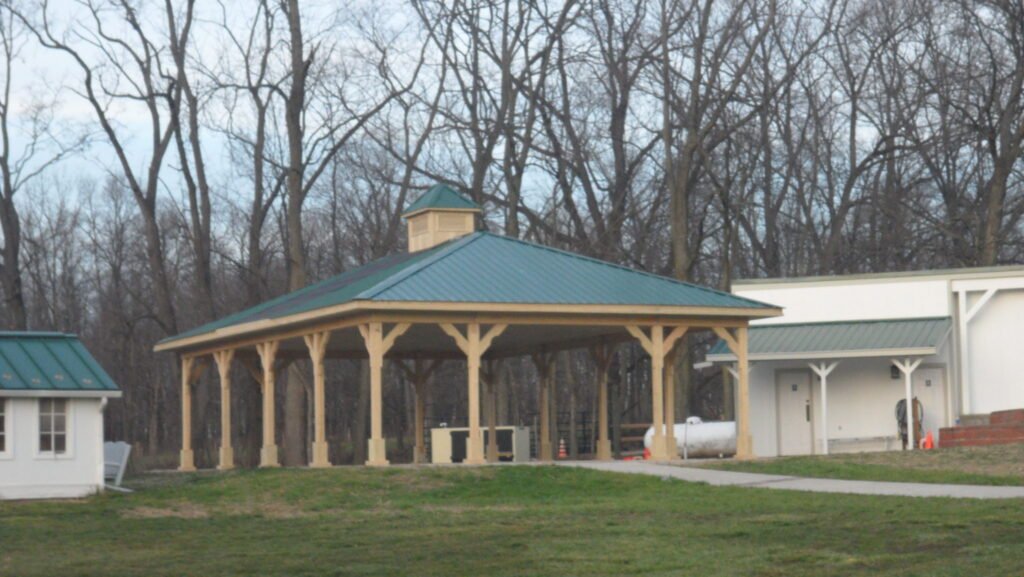 20ft x 32ft Pine Hip Roof Pavilion