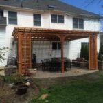 Cedar Wall Mounted Pergola