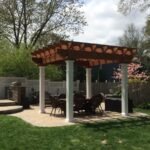 Rough Sawn Cedar Pergola