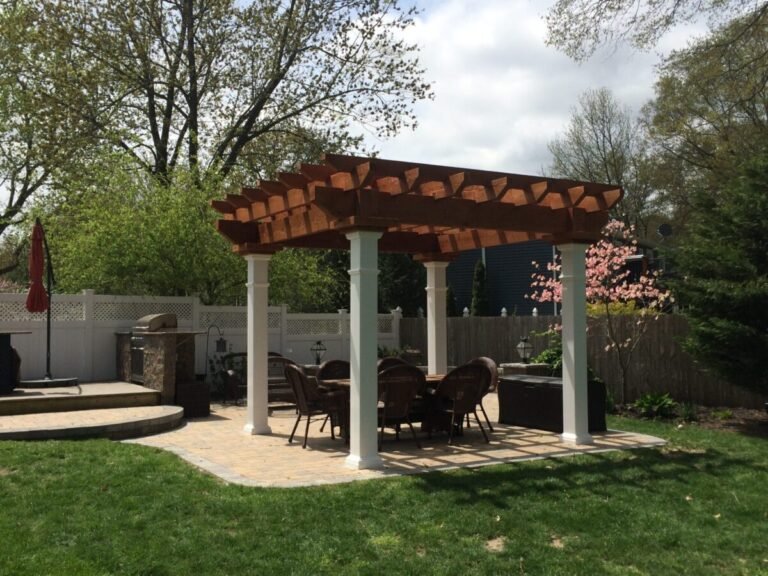 Rough Sawn Cedar Pergola