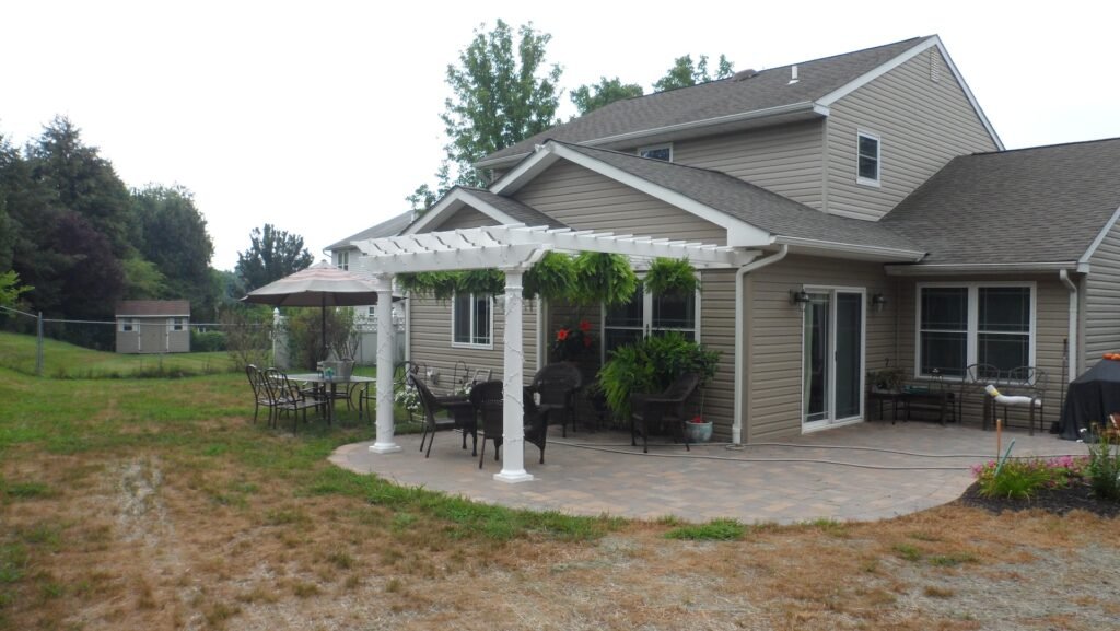 Vinyl Wall Mounted Pergola