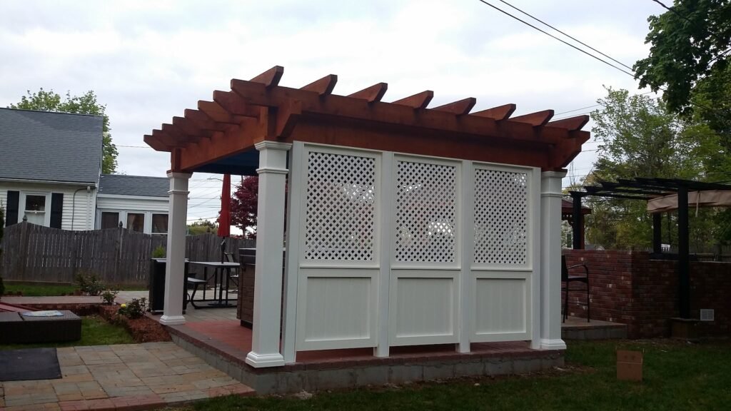 Rough Sawn Cedar Pergola