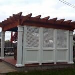 Rough Sawn Cedar Pergola