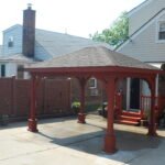 10ft x 14ft Cedar Hip Roof Pavilion