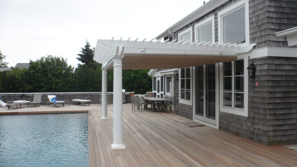 Vinyl Wall Mounted Pergola