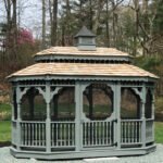 10ft x 12ft Oval Treated Pine Gazebo