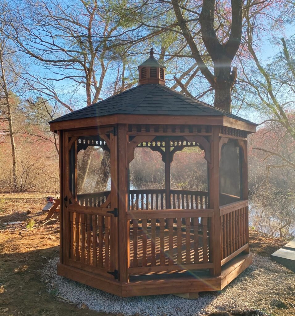 10ft Octagon Pressure Treated Gazebo