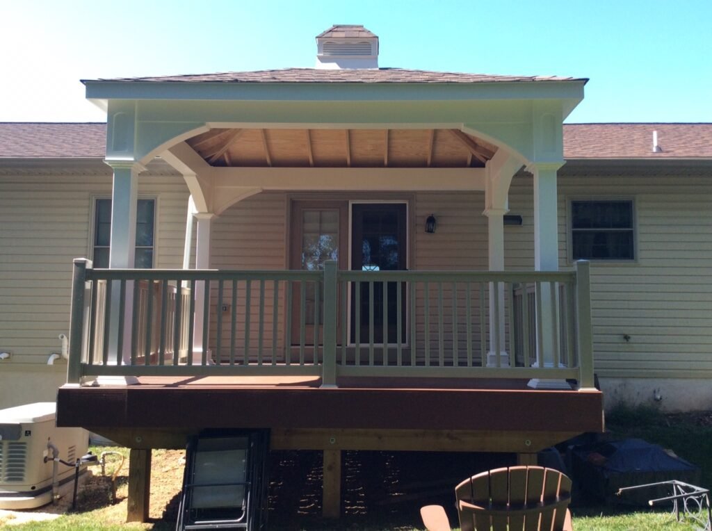 10ft x 10ft Vinyl Hip Roof Pavilion