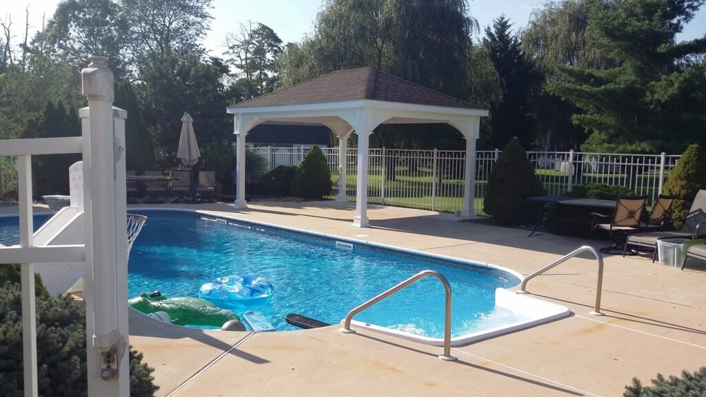 10ft x 12ft Vinyl Hip Roof Pavilion