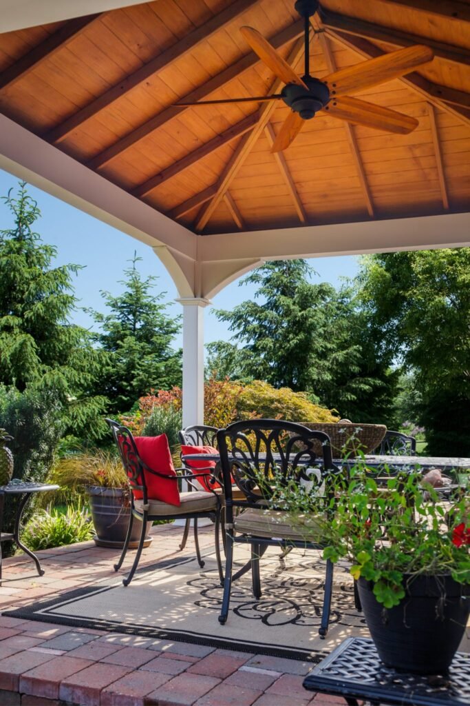 16ft x 20ft Vinyl Hip Roof Pavilion