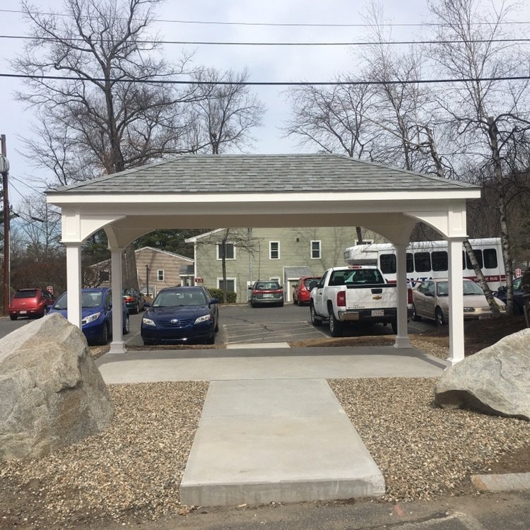 10ft x 20ft Vinyl Hip Roof Pavilion