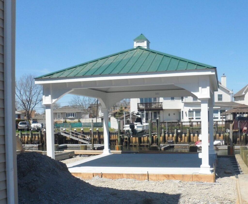 14ft x 16ft Vinyl Hip Roof Pavilion