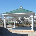 14ft x 14ft Vinyl Hip Roof Pavilion