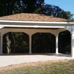 14ft x 20ft Vinyl Hip Roof Pavilion