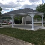 12ft x 24ft Vinyl Hip Roof Pavilion