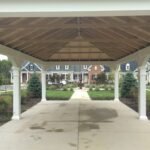 20ft x 24ft Cedar Hip Roof Pavilion