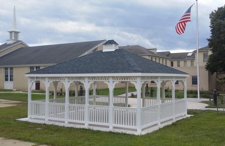 14ft x 20ft Rectangle Cedar Gazebo