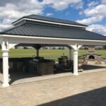 20ft x 20ft Vinyl Pagoda Roof Pavilion